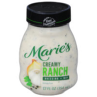 Marie's Dressing + Dip, Creamy Ranch - 12 Fluid ounce 