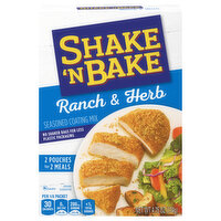 Shake 'N Bake Seasoned Coating Mix, Ranch & Herb - 4.75 Ounce 