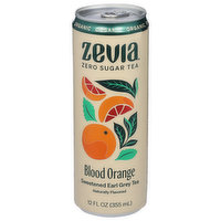 Zevia Earl Grey Tea, Organic, Sweetened, Blood Orange