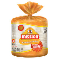 Mission Tortillas, White Corn - 80 Each 