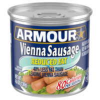 Armour Vienna Sausage, Reduced Fat - 4.6 Ounce 