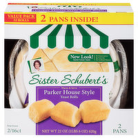 Sister Schubert's Yeast Rolls, Parker House Style, Value Pack - 2 Each 