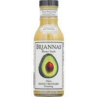 Briannas Dressing, Dijon Honey Mustard, Home Style - 12 Fluid ounce 