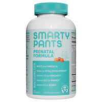 SmartyPants Prenatal Formula, Gummies, Lemon, Orange and Strawberry Banana - 120 Each 