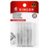 Singer Needles, Assorted - 30 Each