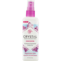 Crystal Deodorant, Mineral, Unscented, Spray - 4 Ounce 