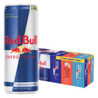 Red Bull Energy Drink, Sugarfree and Red Edition Energy Drink Variety Pack
