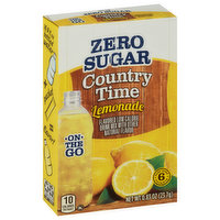 Country Time Drink Mix, Zero Sugar, Lemonade, 6 Pack - 6 Each 