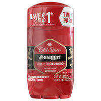 Old Spice Anti-Perspirant & Deodorant, Swagger, Twin Pack