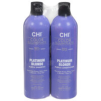 Chi Shampoo & Conditioner, Purple, Platinum Blonde - 2 Each 