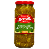 Mezzetta Jalapeno Peppers, Diced Tamed, Medium Heat