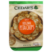 Cedar's Pita Chips, Original, Baked