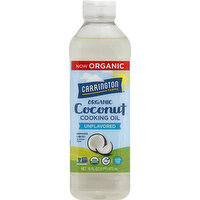 Carrington Farms Cooking Oil, Coconut, Organic, Unflavored - 16 Ounce 