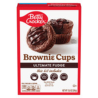 Betty Crocker Brownie Cups, Ultimate Fudge - 13.8 Ounce 