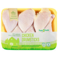 Super 1 Foods Chicken, Drumsticks - 2.04 Pound 