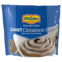 Rhodes Bake-N-Serv Cinnamon Rolls, Giant - 6 Each 