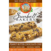 Sunbelt Bakery Chewy Granola Bars, Peanut Butter Chocolate Chip