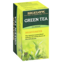 Bigelow Green Tea, Classic, Decaffeinated, Tea Bags - 20 Each