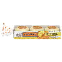 Thomas' English Muffins, Buttermilk - 6 Each 