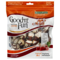 Healthy Hide Chews, Triple-Flavor Mini-Bones - 18 Each 