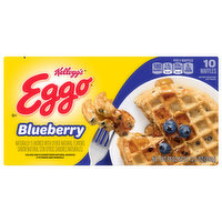 Eggo Waffles, Blueberry - 10 Each