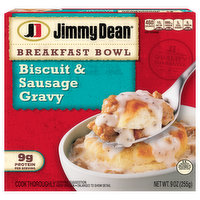 Jimmy Dean Breakfast Bowl, Biscuit & Sausage Gravy - 9 Ounce 