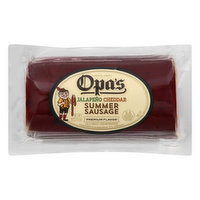 Opa's Summer Sausage, Jalapeno Cheddar - 16 Ounce 