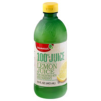 Brookshire's 100% Juice, Lemon - Super 1 Foods