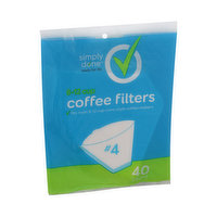 Simply Done 8-12 Cup Coffee Filters - 40 Each 