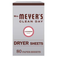 Mrs. Meyer's Dryer Sheets, Lavender Scent