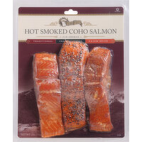 Echo Falls Coho Salmon, Traditional/Cracked Pepper/Cajun Spice, Hot Smoked - 12 Ounce 