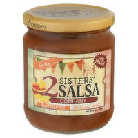 2 Sisters' Salsa Company Salsa, Premium, Fiesta - 16 Fluid ounce 