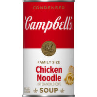 Campbell's Soup, Condensed, Chicken Noodle, Family Size - 22.4 Ounce 