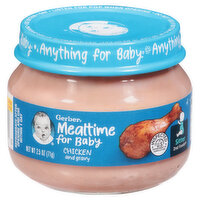 Gerber Baby Food, Chicken and Gravy, Sitter 2nd Foods