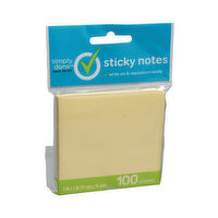 Simply Done Yellow Sticky Notes - 100 Each 