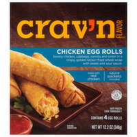 Crav'n Flavor Egg Rolls, Chicken