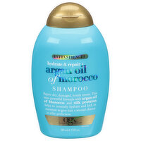 Ogx Shampoo, Argan Oil of Morocco, Extra Strength - 13 Fluid ounce 