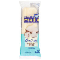 Helados Mexico Ice Cream Bar, Premium, Coconut