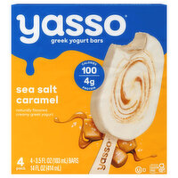 Yasso Greek Yogurt Bars, Sea Salt Caramel