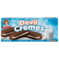 Little Debbie Snack Cakes, Devil Cremes - 6 Each 