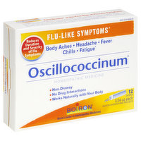 Boiron Oscillococcinum, Flu-Like Symptoms, Quick-Dissolving Pellets - 12 Each 