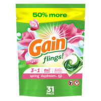 Gain flings Laundry Detergent, Spring Daydream Scent - 31 Each 