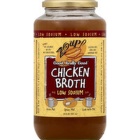 Zoup Broth, Chicken, Low Sodium