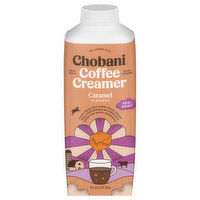 Chobani Coffee Creamer, Caramel Flavored - 24 Fluid ounce 