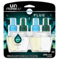 Febreze Scented Oil Refill, Fresh - 2 Each