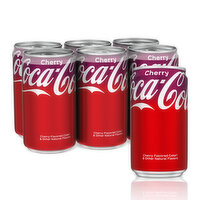 Coca-Cola  Cherry Soda Soft Drink - 6 Each 