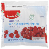 Brookshire's Frozen Fresh Whole Strawberries - 40 Ounce 