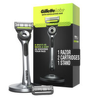 Gillette GilletteLabs with Exfoliating Bar Men's Razor - 1 Each 