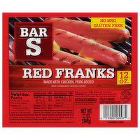 Bar S Red Franks - 12 Ounce