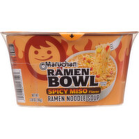 Maruchan Ramen Bowl, Spicy Miso Flavor - 3.38 Ounce 